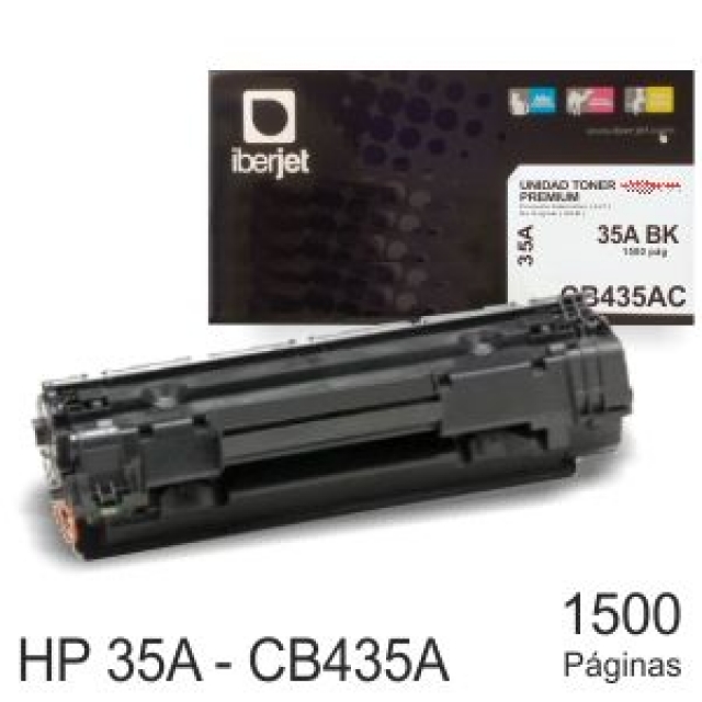 Disminución desconocido pasta HP 35A Toner compatible CB435A - Laserjet P1005 P1006, Mercamaterial.