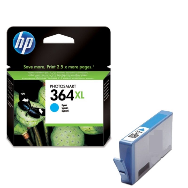 Comprar HP 364XL color CB323EE Cartucho original color Azul Cyan
