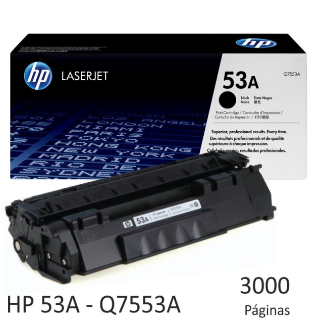 Comprar HP 53A, Q7553A, Tóner original P2015 3000 Pags