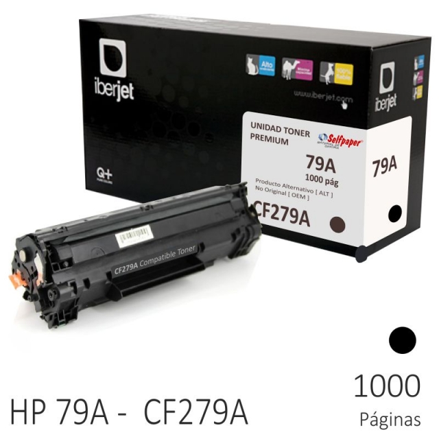 Comprar Toner compatible HP 79A, CF279A 1000 páginas