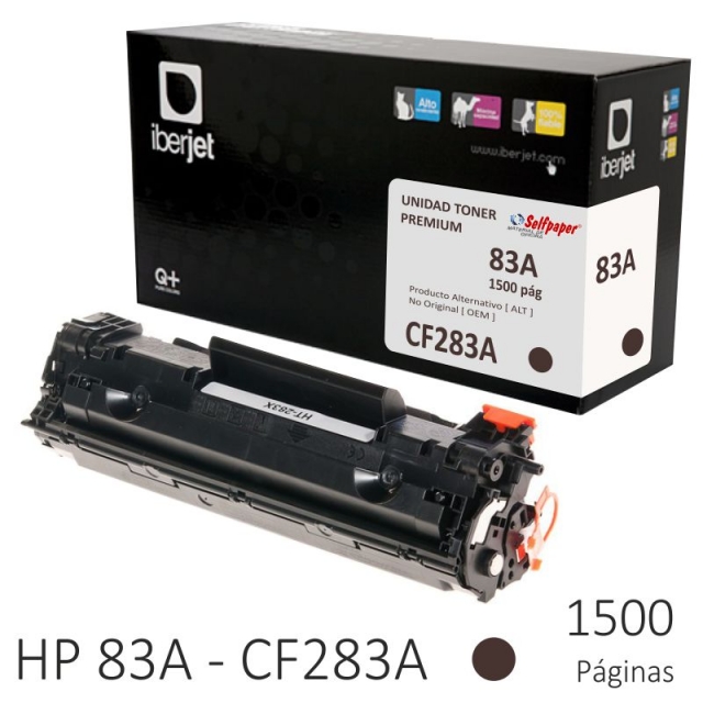 Comprar Toner compatible con HP 83A - CF283A 1500 pginas