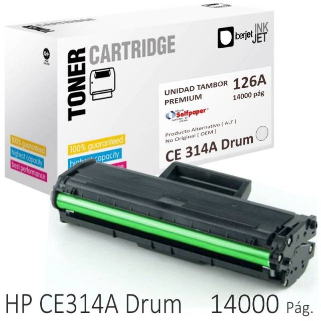 Comprar Fotoconductor tambor HP 126A CE314A compatible Drum