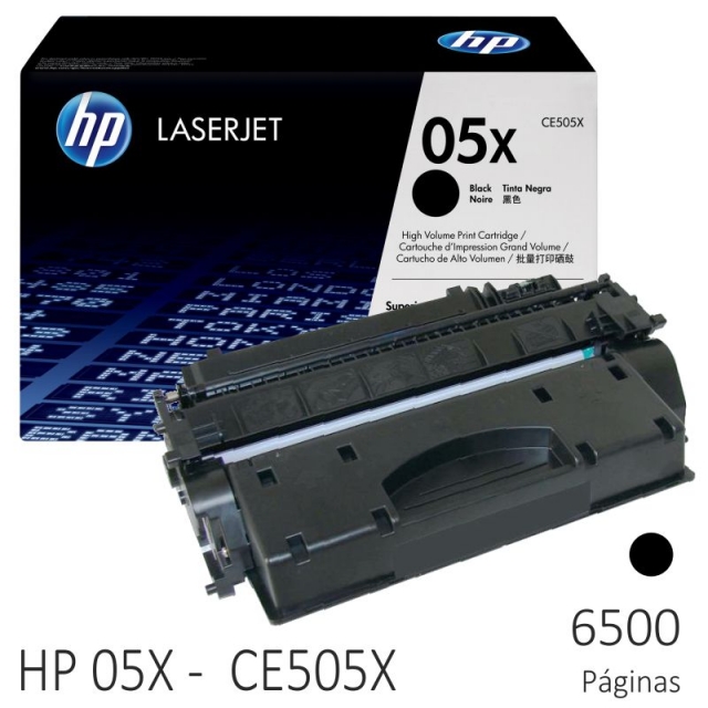 Comprar Toner original HP 05X, CE505X, 6500 pginas para P2055