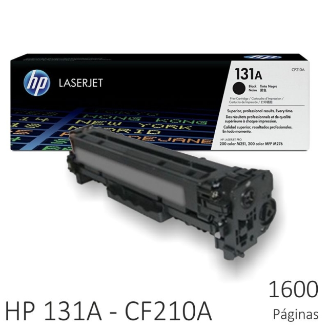 Comprar Toner Hp 131A - CF210A, original, Laserjet M251 M276