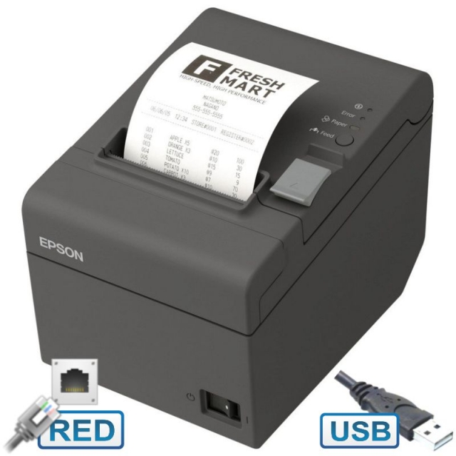 Comprar Epson TM-T20II, Impresora tickets conexin Red Ethernet RJ45