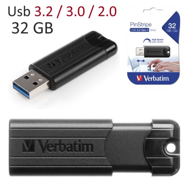 Comprar Memoria USB 32 Gigas Verbatim Usb 3.2 - Alta velocidad