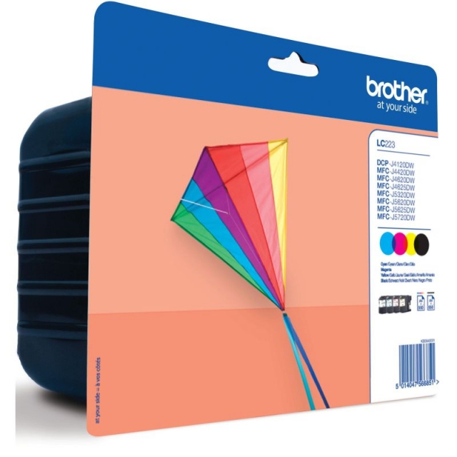 Comprar Pack 4 cartuchos Brother LC223 550 páginas