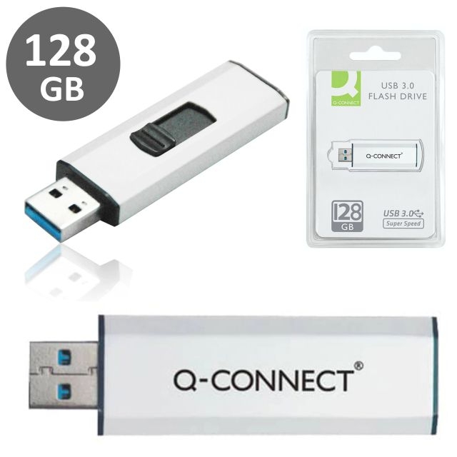 Comprar Memoria USB 3.2 de 128 Gigas Q-Connect