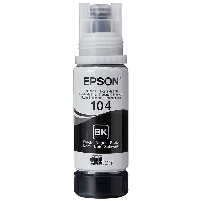 tinta original epson ecotank 104 negro bote 60 ml