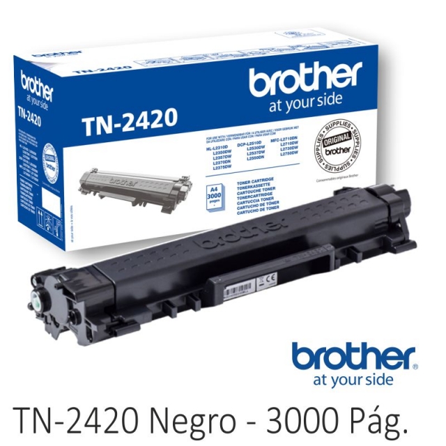 Comprar Brother TN-2420, Toner original alta capacidad TN-2410