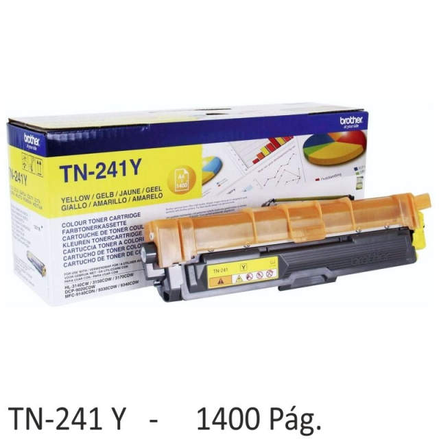 Comprar Toner Brother TN241Y Amarillo TN-241Y 1400 Pags