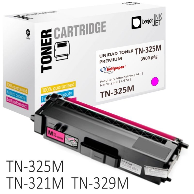 Comprar Toner Brother TN325C compatible color Magenta 3500 pag.