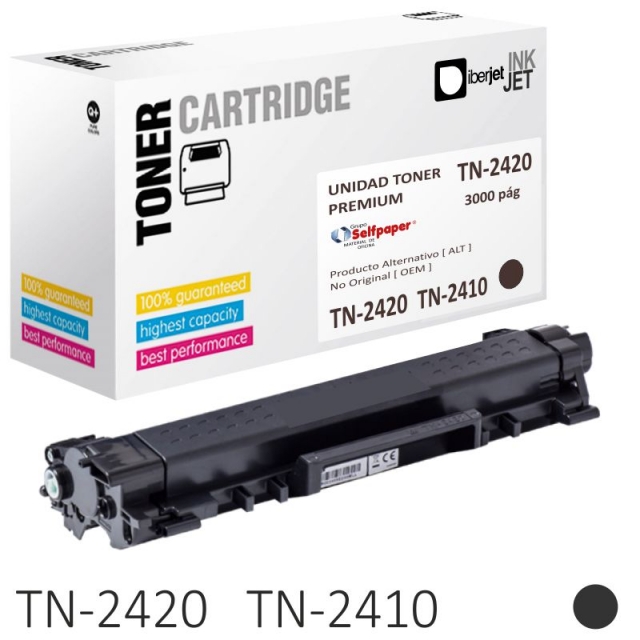 Toner compatible Brother TN-2420 TN-2410, 300 páginas