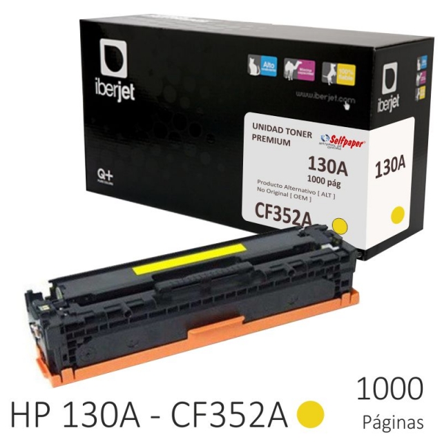 Comprar Toner Compatible HP CF352A 130A Amarillo