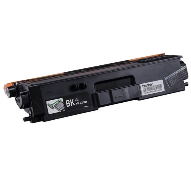 toner original brother tn326bk, 4000 paginas, negr