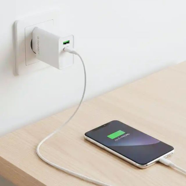 uso cargador usb q connect 20w rapido