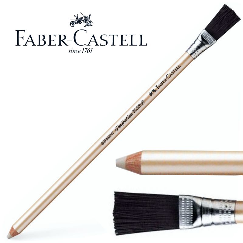 Comprar Lápiz de borrar, goma Faber-Castell con escobilla 7058