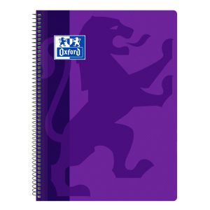 Libreta Oxford tapas plástico violeta purpura 400106963