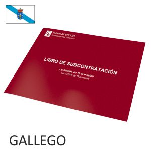 Libro Subcontratación oficial Xunta de galicia - Gallego