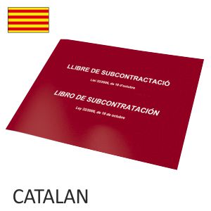 Llibre subcontractació Catalunya, Catalán. Subcontratación