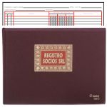 Libro Registro Socios, SRL, S.L. tela, Dohe, Folio apaisado