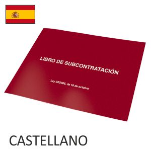 Libro subcontratación Castellano modelo oficial Dohe 10011