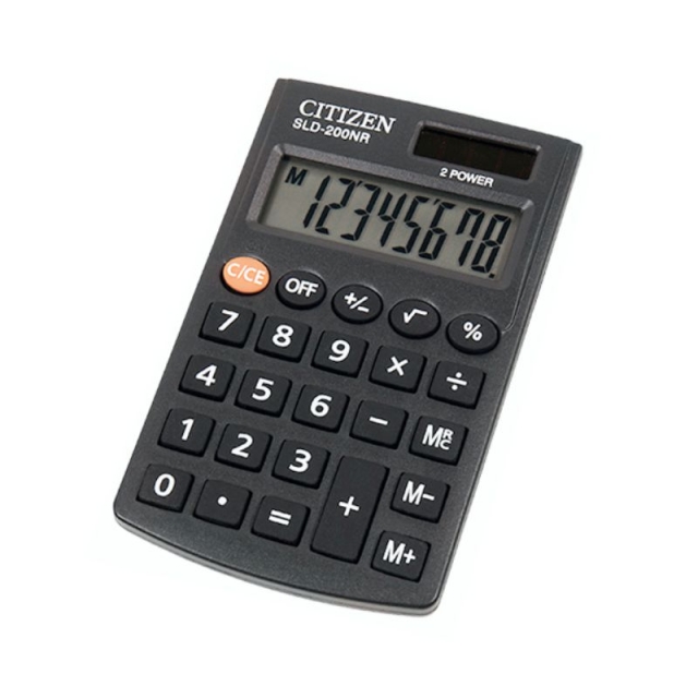 Comprar Citizen SLD-200NR Calculadora de bolsillo econmica solar