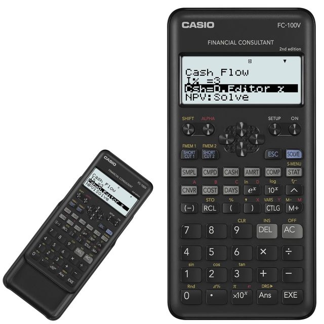 Comprar Calculadora cientfica financiera Casio FC-100V 2nd edition