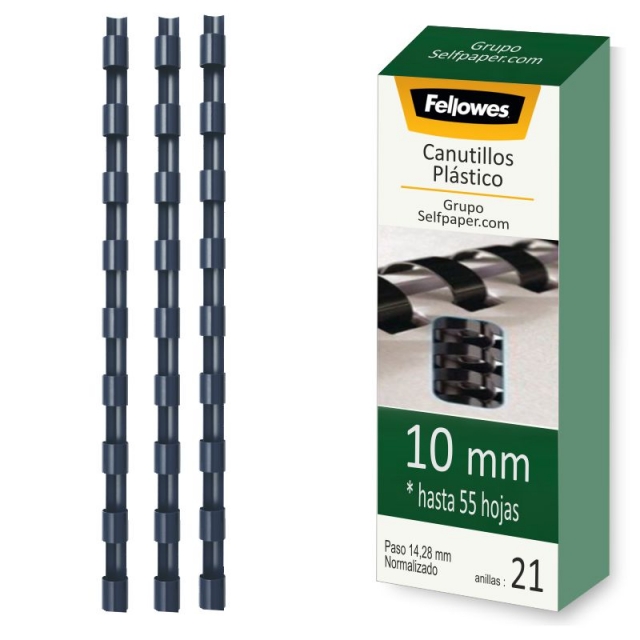 Comprar Canutillo encuadernar plástico 10 mm c/100 u gusanillos