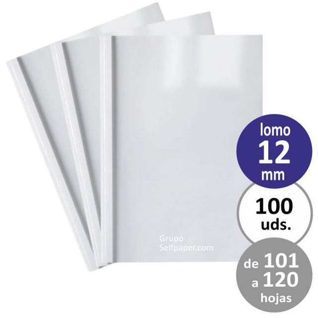 Comprar Carpetas Térmicas, cubiertas 12mm 101-120 hojas, Caja 100