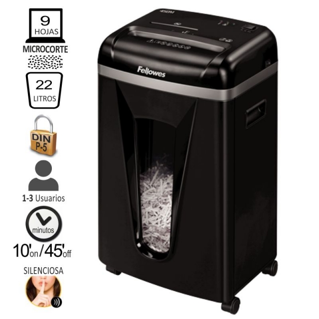 Comprar Fellowes 450M, Destructora micro corte particulas