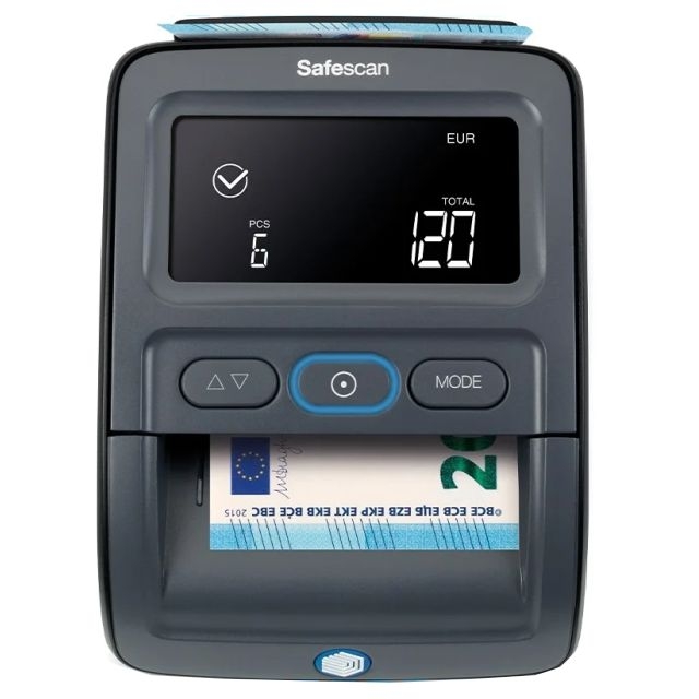 detalle safescan 155s g2 detector billetes falsos