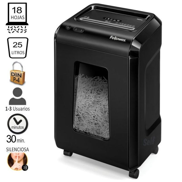 Comprar Destructora de papel Fellowes 92Cs, corte cruzado 18 hjs