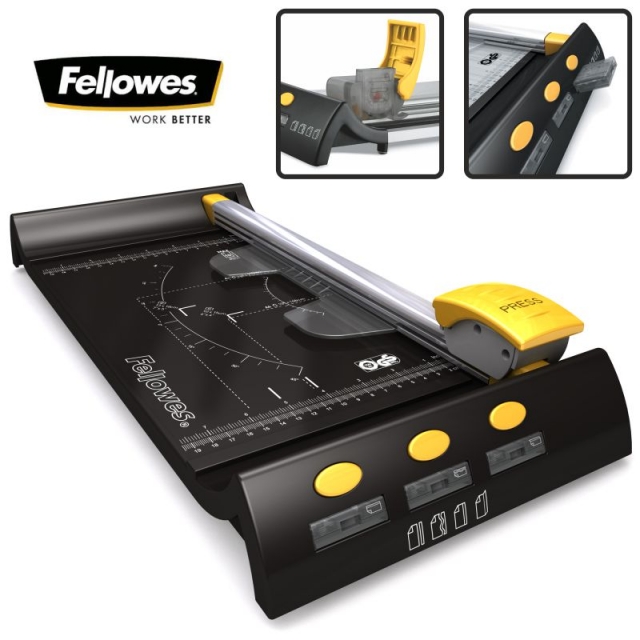 fellowes neutron a4, cizalla de rodillo