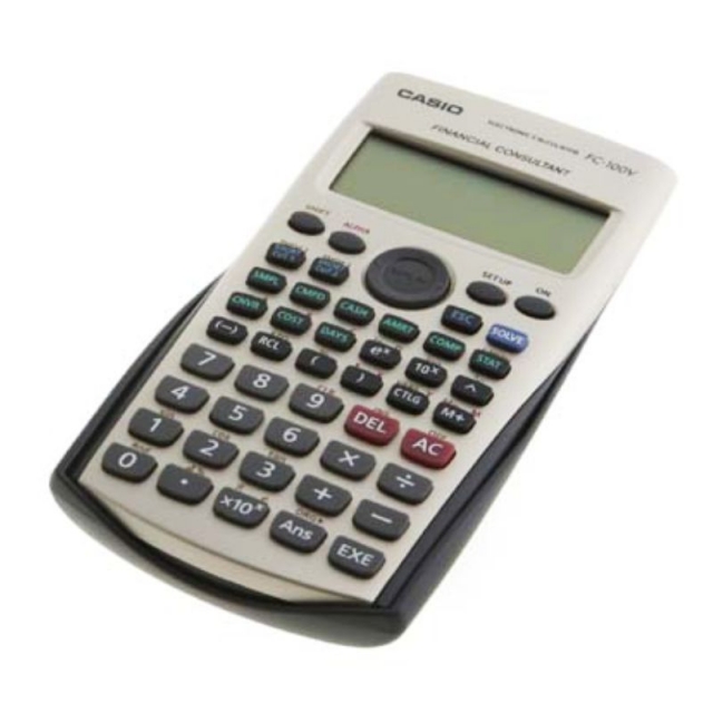 financial consulting casio fc 100v