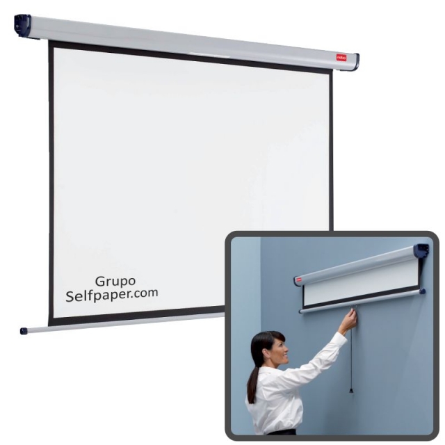 Comprar Pantalla Proyeccion mural, pared Nobo 1500x1138, enrollable