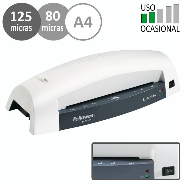 Comprar Fellowes Lunar A4, plastificadora 125 micras, econmica