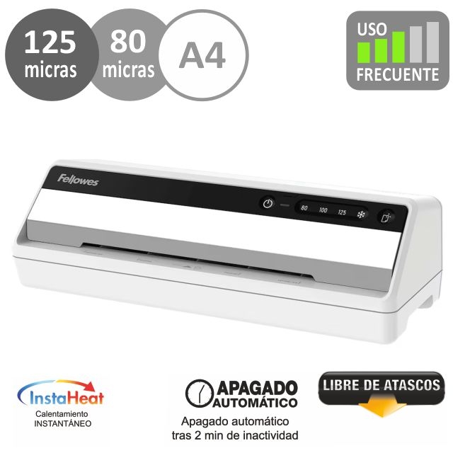 Comprar Fellowes Saturn A4, LX, Plastificadora 125 micras, blanca