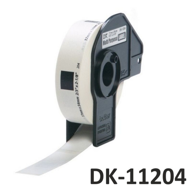 rollo etiquetas brother dk 11204 termicas