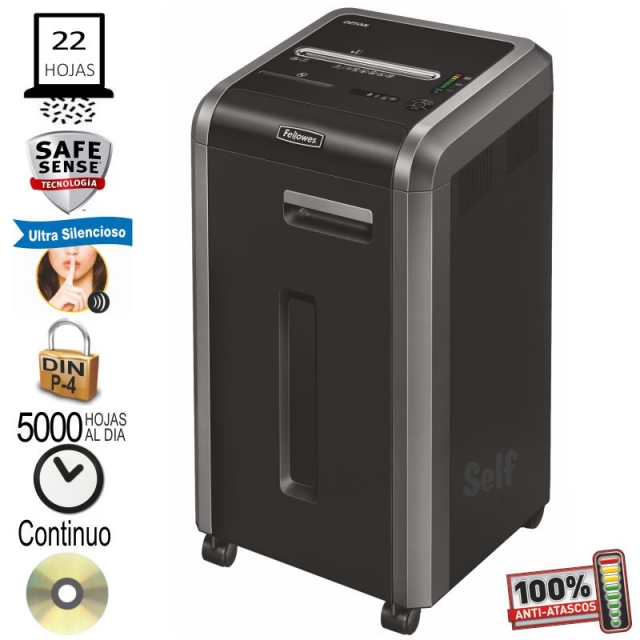 Comprar Fellowes 225ci Destructora de papel departamental 5 usuarios