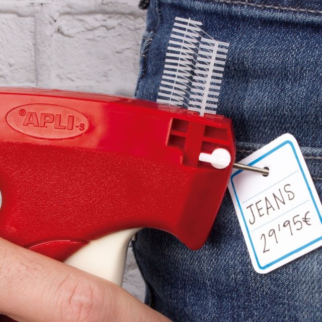 uso pistola navetes textil aguja fina