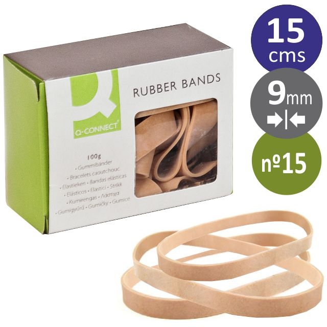 Comprar Gomillas anchas, bandas elasticas 150 x 9 mm