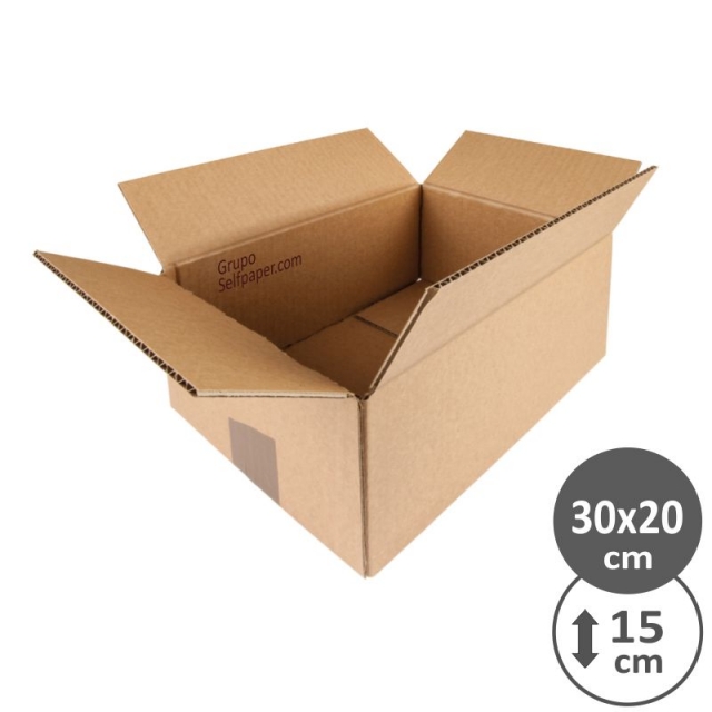 Comprar Cajas de embalar para envío pequeñas 20x30 x 15 cms