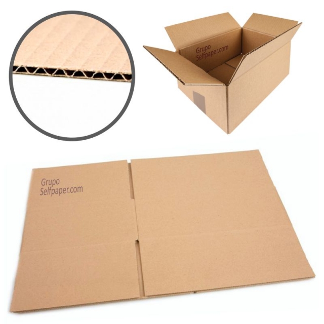  Cajas de cartón ondulado 10-22x10x10 - Nuevas para necesidades  de mudanza o envío : Productos de Oficina