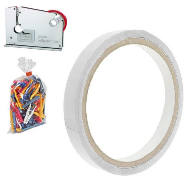 Comprar Celo, cinta adhesiva cierrabolsas Q-connect color blanco
