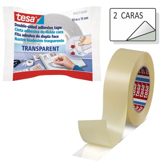Comprar Cinta Doble Cara Tesa 10 mts x 15mm Premium