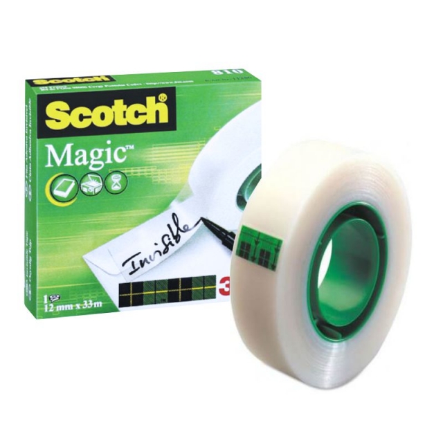 Comprar Cinta Scotch Magic 3M Invisible 810 - 12mm x 33 mts