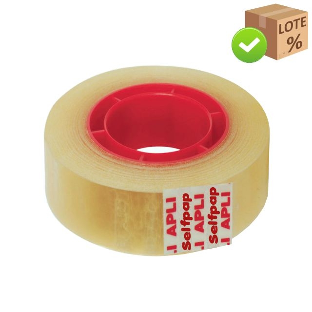 Comprar Rollo de Celo Apli, cinta adhesiva 33x19 transparente