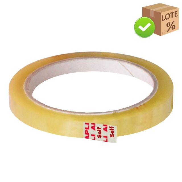 Comprar Rollo de celo, cinta adhesiva 66 mts x 12 mm transparente