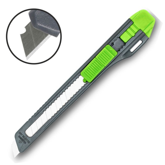 Comprar Cuter pequeño recargable cuchillas 9 mm, cuerpo plastico